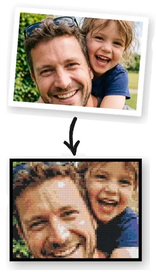 Verander je foto in een portret van steentjes
