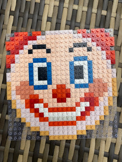 Clown Bouwbaar Steenmozaïek