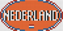NEDERLAND Mosaic – Pixelbrick voor Voetbalfans