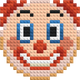 Clown Bouwbaar Steenmozaïek