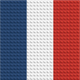 Frankrijk - bouwbaar steenmozaïek